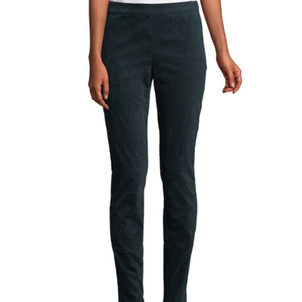 Theory Navy Oslo Corduroy High Waist Legging Pants